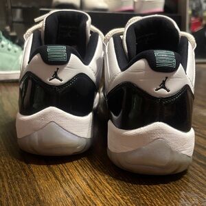 Jordan dark green and White Sneakers 8.5 men 10 women